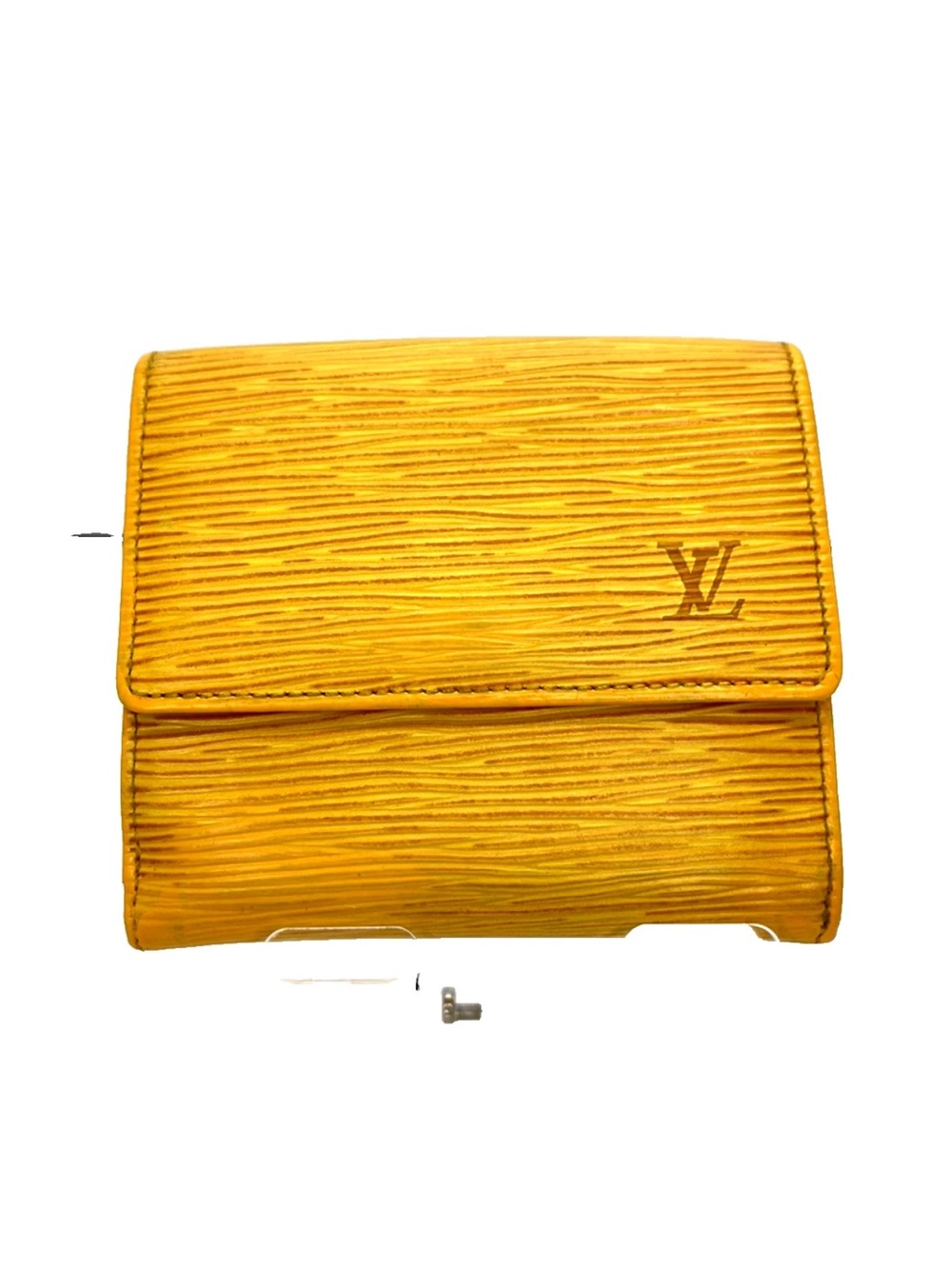 Louis Vuitton Yellow Epi Leather trifold Wallet